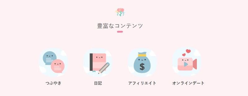 豊富なコンテンツ